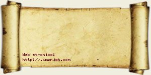 Jordanka Maksić vizit kartica